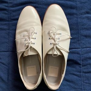 White/cream Oxford shoes, size 8,5 from Dolce Vita.